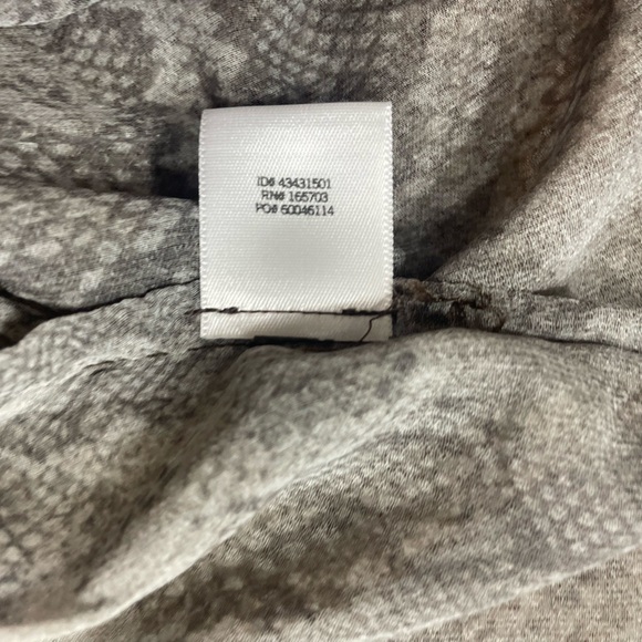 EUC Monograph Snakeskin Print Semi-Sheer Swimsuit Coverup - Picture 11 of 11